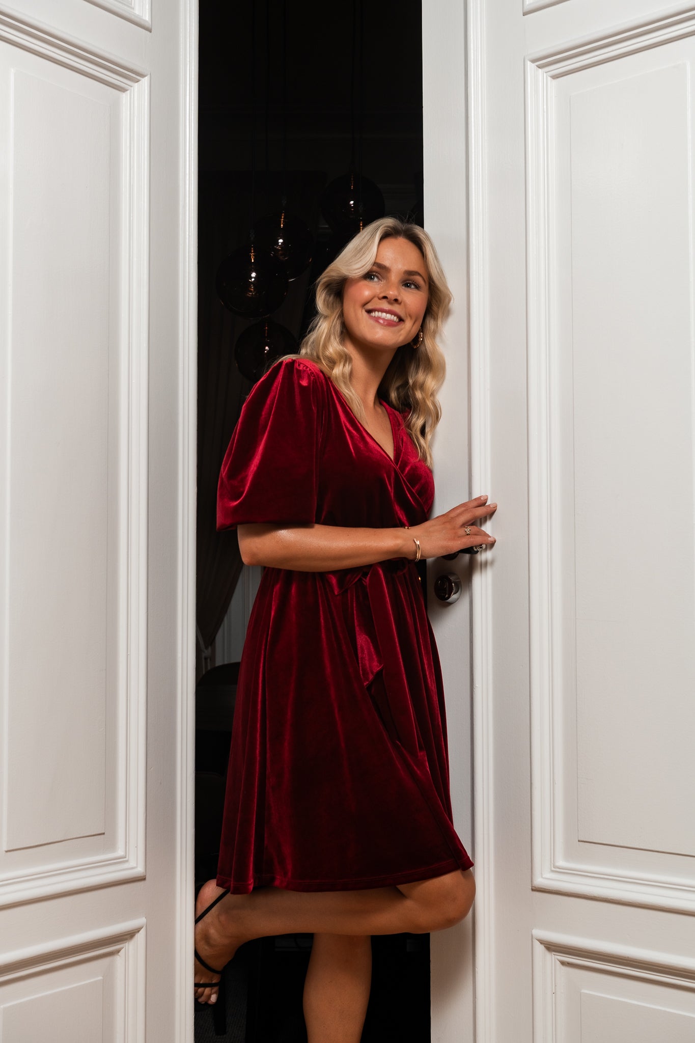 AWBELLA Short Dress - Biking Red